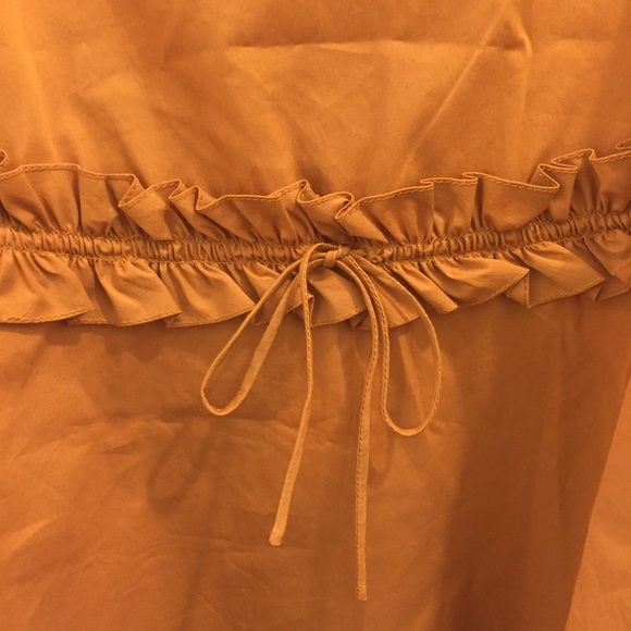 NWT Jason Wu Grey Ruffled Camisole Tank Top 6 burnt orange - Picture 4 of 7